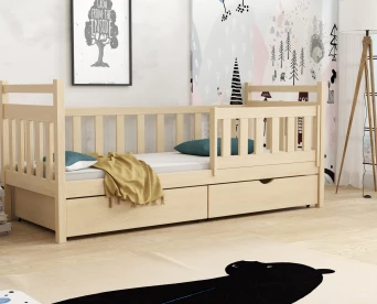 łóżka drewniane pojedyncze