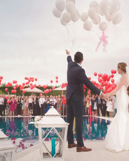 zdjęcie pary młodej podcza wesela