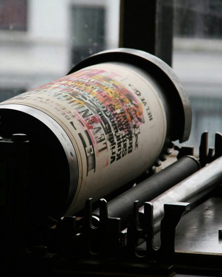 zdjęcie nadrukowanej produkcji